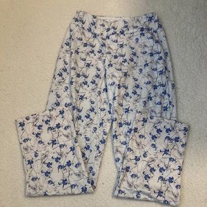 Denise Cronwall Blue Crop Leggings